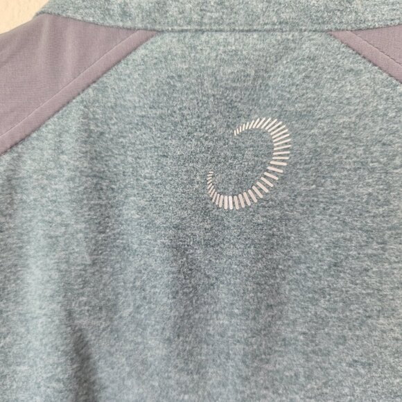 Zero Restriction Full Zip Golf Jacket Mens Size L Gray Green Stretch Technical - Picture 6 of 10